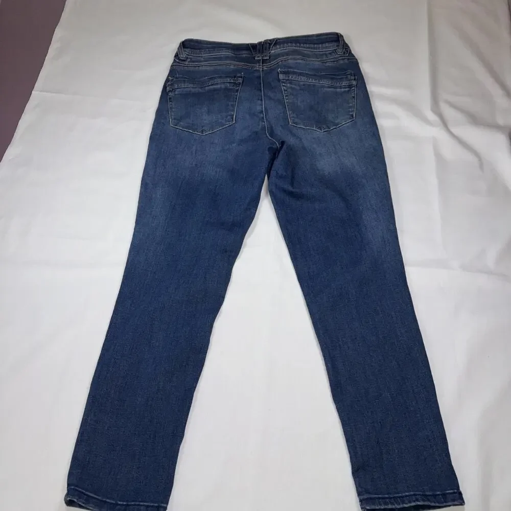 Democracy Women’s Jeans Ab Technology Skinny Size 8 Blue Stretch Denim - Picture 4 of 4